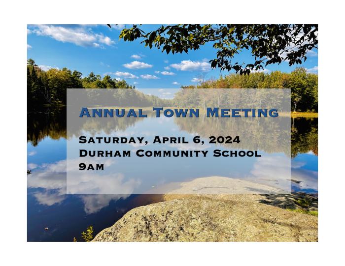 Annual Town Meeting - April 6, 2024